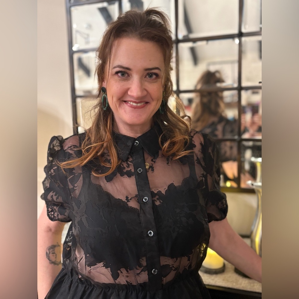 Disturbia Black Midi Dress